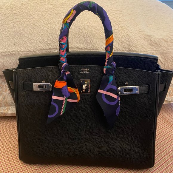 Hermes Birkin 25 Black Palladium Hardware - Picture 2 of 6